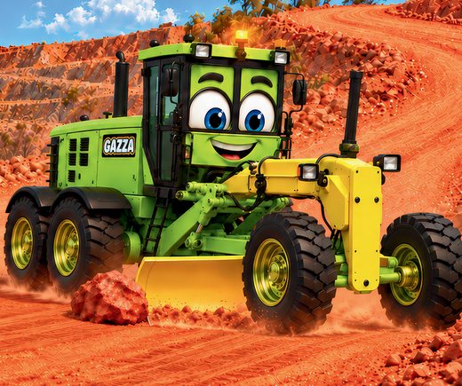 Gazza the Grader